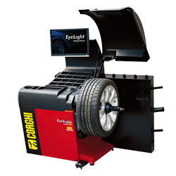 New Corghi EyeLight wheel balancer AED604