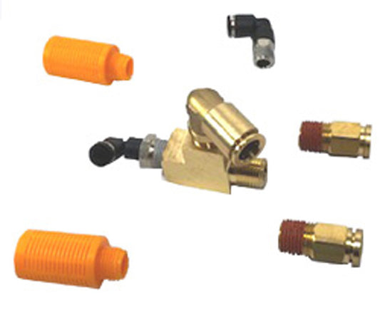 Fitting package for 4-Way air Pilot valve