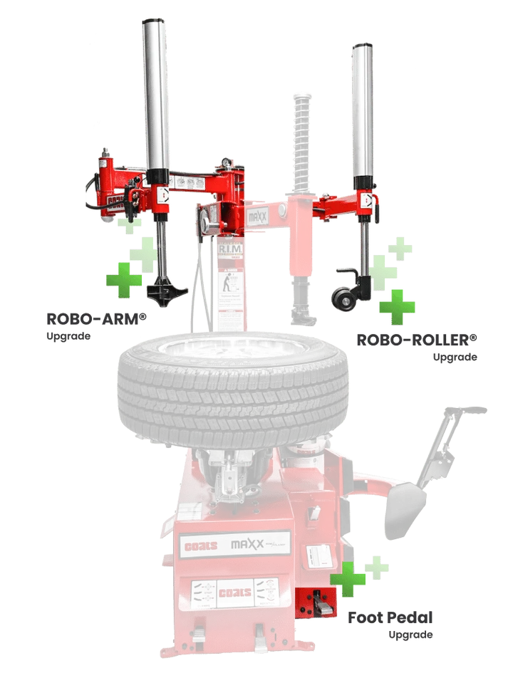 New Coats MAXX 50L Tire Changer w 1yr supply of duckheads