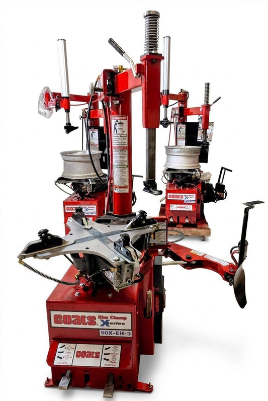 Tire Changer Coats 50 series with air Motor rim clamp 1yr warranty