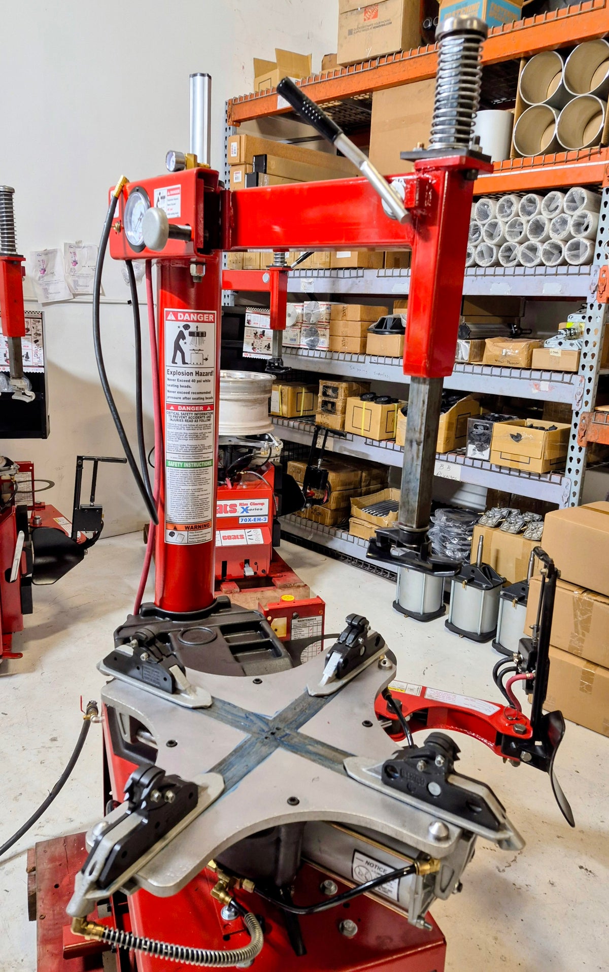 Tire Changer Coats 50 series with air Motor rim clamp 1yr warranty