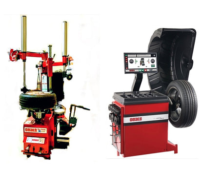 Refurbished Coats 80x Series Rim Clamp Tire Changer Combo with Coats 1600-3d wheel balancer